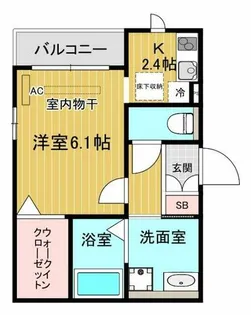プティ ルピナス【2階】の間取り