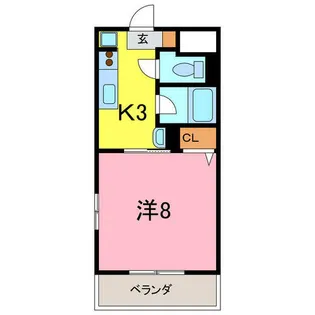 ハマイカリ Ⅰ【3階】の間取り