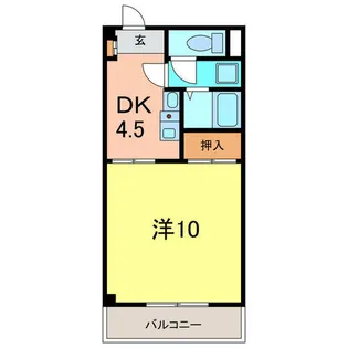 サンライズ20α【3階】の間取り