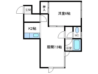 美原エクセレント【2階】の間取り