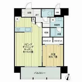 エグゼ博多コンドミニアム【4階】の間取り