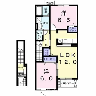 ネオ サティー【2階】の間取り