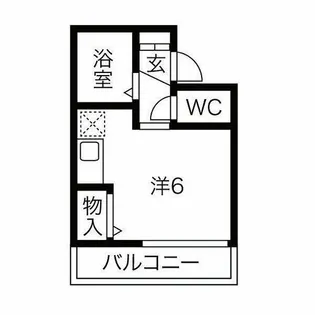 レグルスハイツ【2階】の間取り