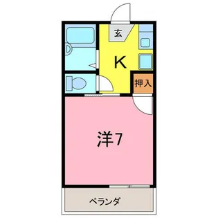三立ハイツⅢ【205号室】の間取り