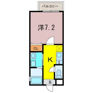 Casa Avenue Kariya【2階】の間取り