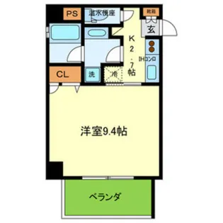 ミラージュにおの浜【3階】の間取り