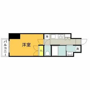 No.103 ORIENTBLD【4階】の間取り