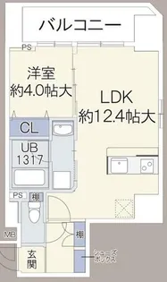 Mare Shitadera-machi【10階】の間取り