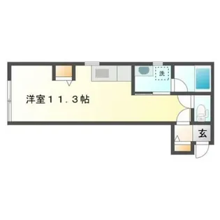 ウィングリバー【2階】の間取り