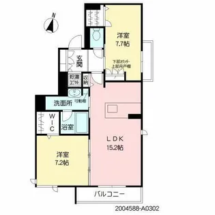 ShaMaison Ritz【A0302号室】の間取り