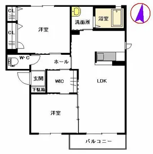 シャーメゾン葵 A棟【A0202号室】の間取り