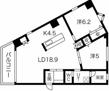 コミュニティガーデンなごや【3階】の間取り