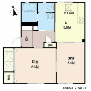 ヴィラシャーメゾン八屋【1階】の間取り