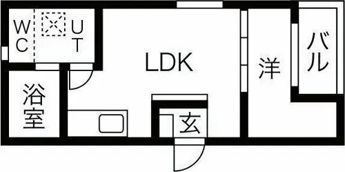 Fleuve B(フルーヴB)【3階】の間取り