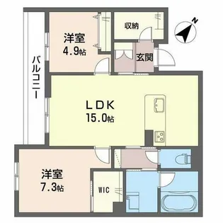 シャーメゾンシエロ【3階】の間取り