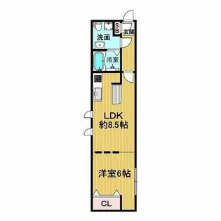 リアライズ名城公園【1階】の間取り