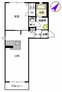ヴィラ・パルコ A棟【A0203号室】の間取り