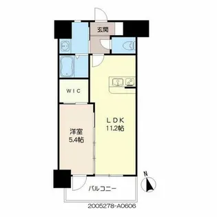 グランデール【6階】の間取り