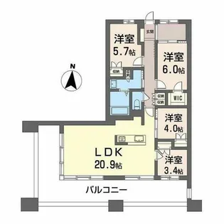 Nudgeone.照葉【A1101号室】の間取り