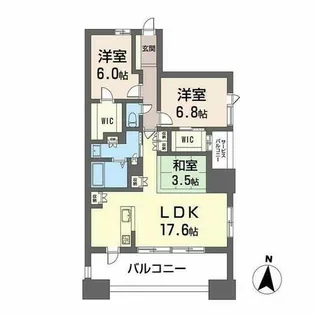 Nudgeone.照葉【A1107号室】の間取り