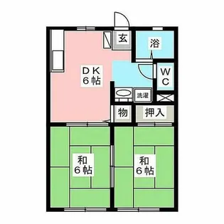 コーポ藤池【102号室】の間取り