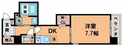 フェアリー阿倍野【3階】の間取り