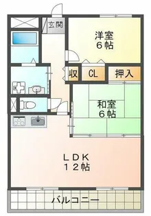 ジーライズ明石旭が丘【1階】の間取り