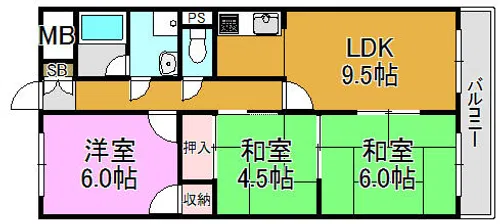 オリエントレジデンス新庄【1階】の間取り