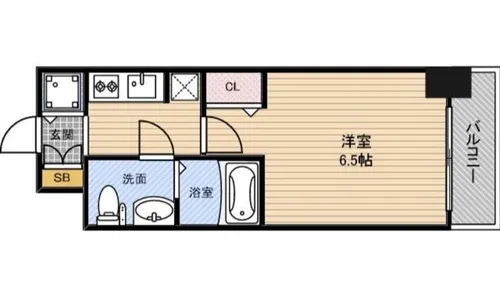 アドバンス西梅田Ⅱ【9階】の間取り