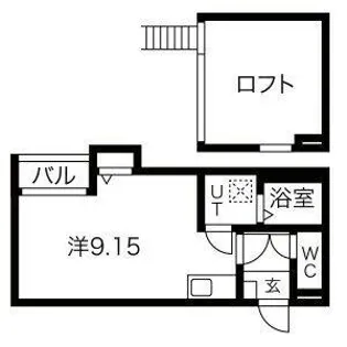 Patina平安通【2階】の間取り