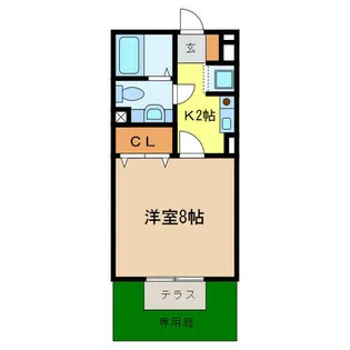 ヴェルドミールⅡ【1階】の間取り