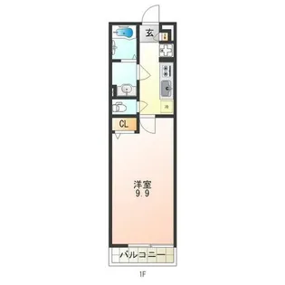 大阪府大阪市西淀川区竹島3丁目【アパート】の間取り
