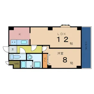 メゾンShinmori【4階】の間取り