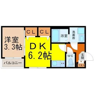 フォルテシア【2階】の間取り