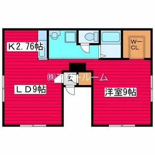 クラブリバティ平岸【4階】の間取り