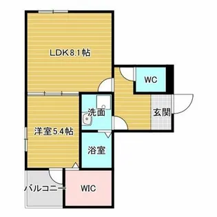 ブリリアンス【2階】の間取り
