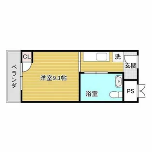 ピアスアパート【1階】の間取り