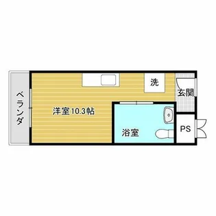 ピアスアパート【2階】の間取り