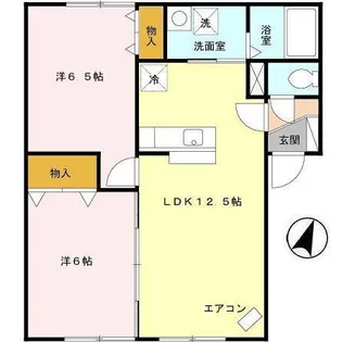 ウィルモアレラ【103号室】の間取り