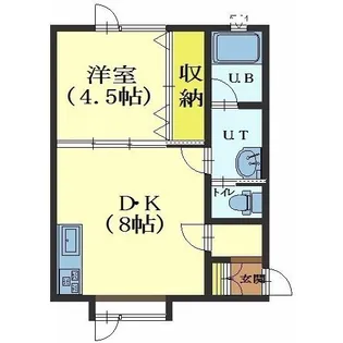 ハイツフォレスト【201号室】の間取り