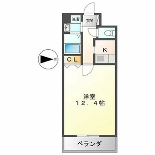 鶴羽之彩【2階】の間取り
