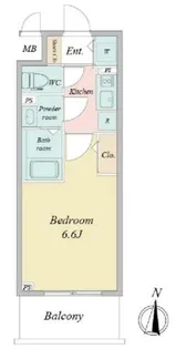 エスリードレジデンス大阪本町【12階】の間取り