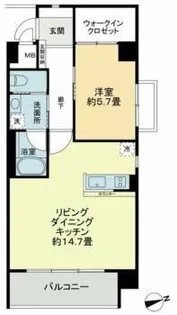 メゾン・ド山手【2階】の間取り