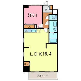 Casa VERDE【5階】の間取り