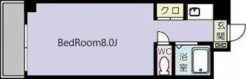リバーサイド中津口【3階】の間取り