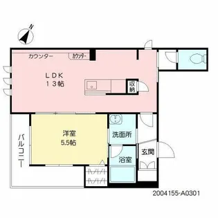 ShaMaison Nishijin Sta.【A0301号室】の間取り