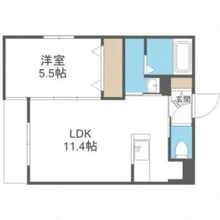 AFFLUENT【2階】の間取り