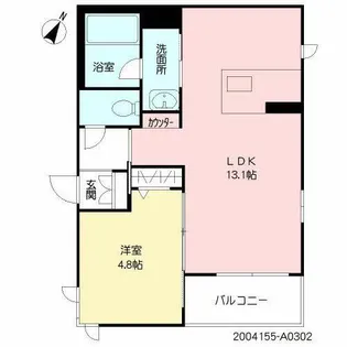 ShaMaison Nishijin Sta.【A0302号室】の間取り