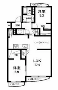 シャイン壱番館【301号室】の間取り