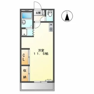 エデン中央本町【2階】の間取り